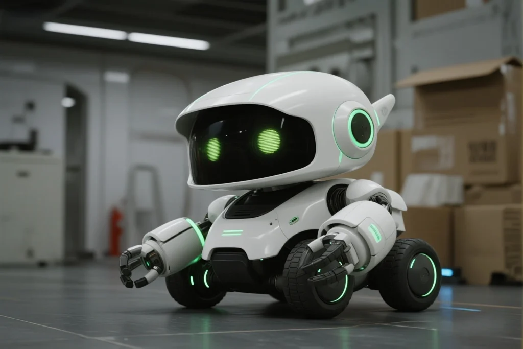 Misa robot managing office calendar and emails