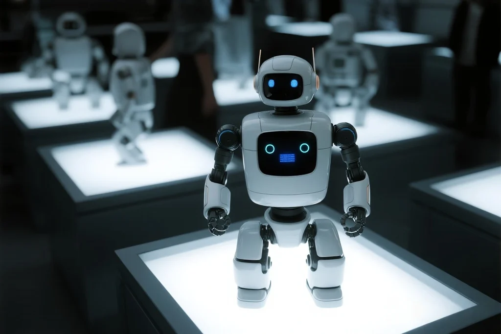 Luna robot providing office task management and smart home control