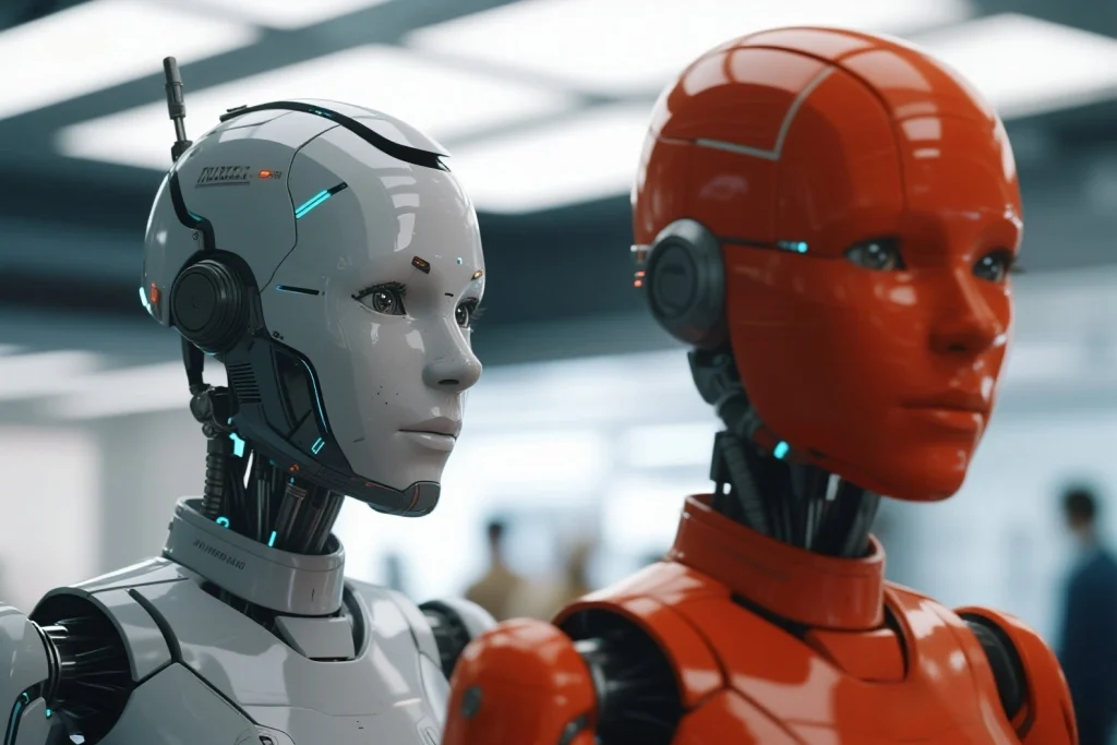 An emotional AI robot engaging with users, responding to facial expressions and voice for emotional support