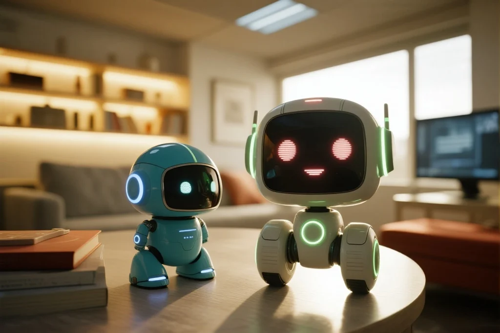 Eilik vs Moxie educational AI robot comparison 2025