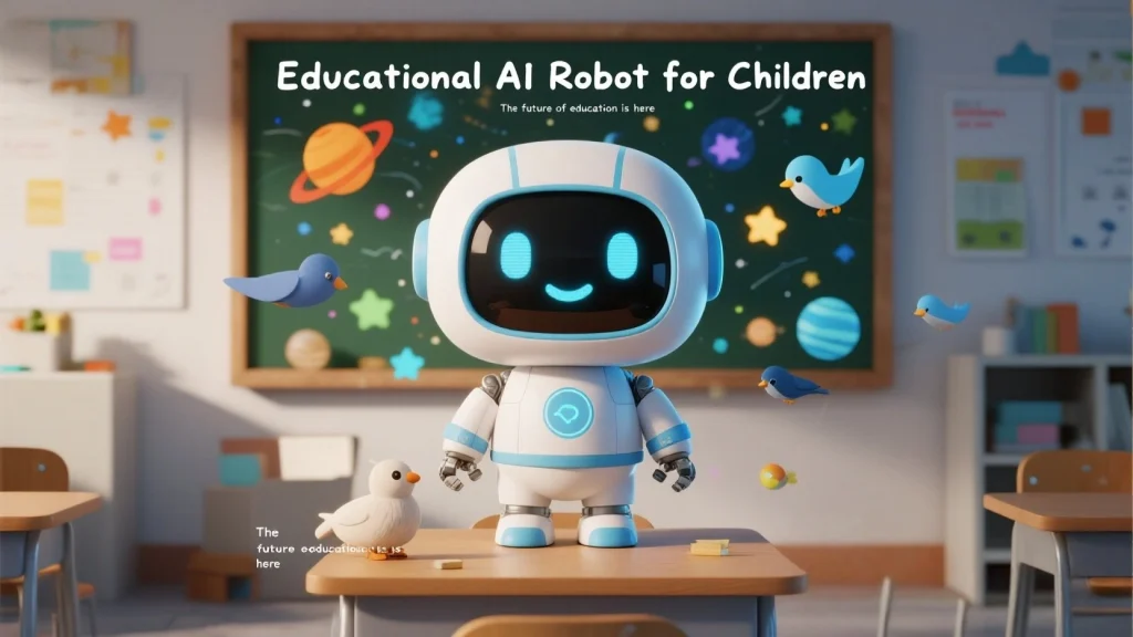 Loona AI robot interacting with a child, offering emotional comfort