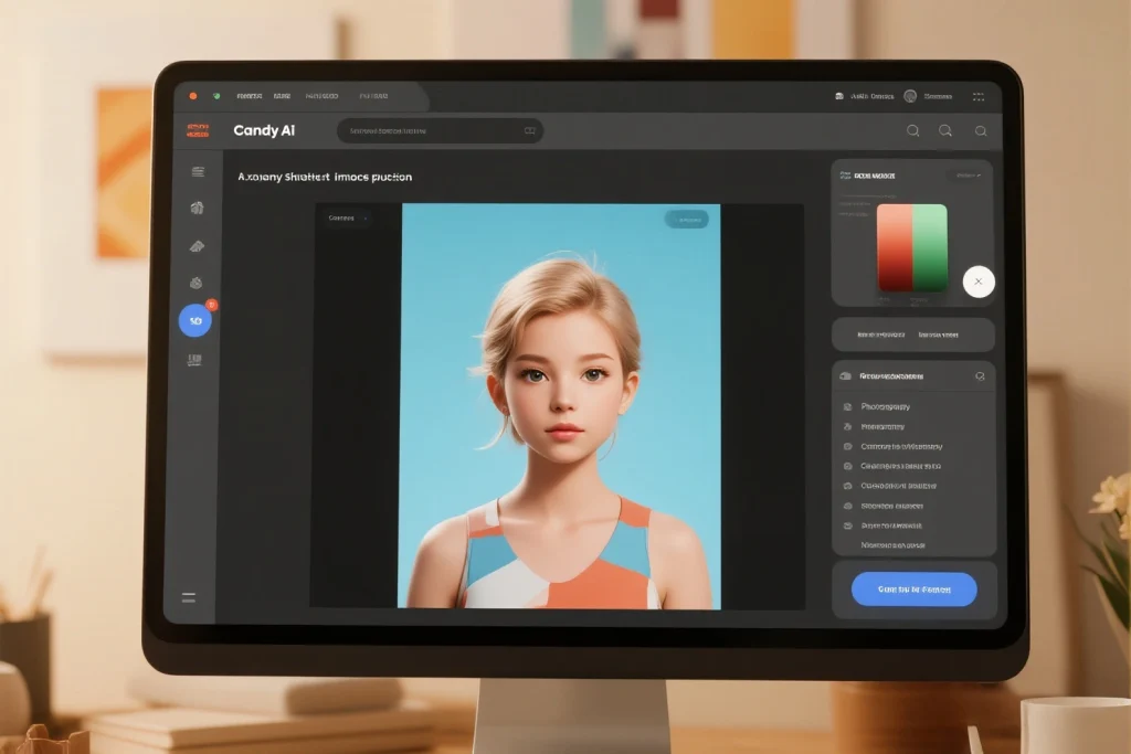 Candy AI product image enhancement for online store