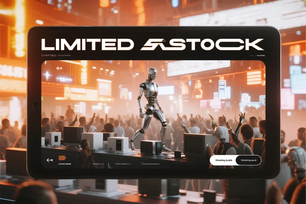 Shopper taking advantage of clearance discounts on AI robots after Black Friday