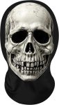 Skull Mask Print Spandex Veil Headscarf for Costume