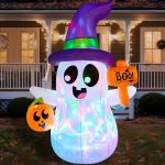 Joiedomi 5 FT Halloween Inflatables Ghost Outdoor Decor