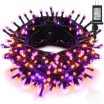 Brizled Purple & Orange Halloween Lights, 95.14ft 240