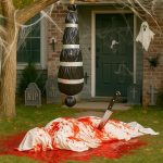 9Pcs Halloween Decorations Corpse Props Accessories,