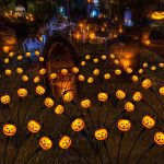 Halloween Decorations Outdoor 4 Pack Solar Lights, 24