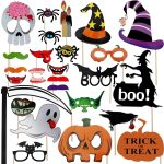 Halloween Photo Booth Props 27 Pcs for Halloween