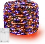 Dazzle Bright Halloween Fairy String Lights, 20FT 60