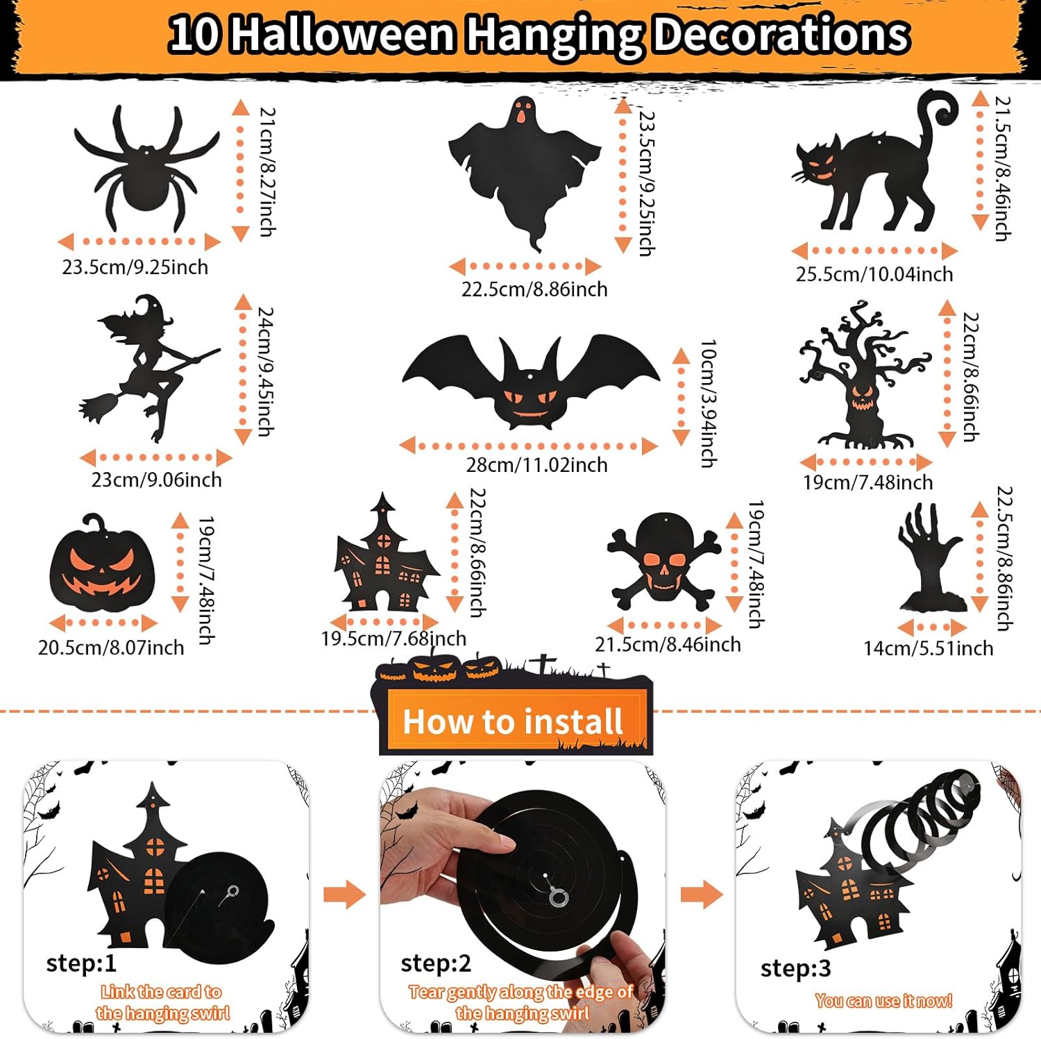1769636073 696 AhfuLife Halloween Party Decorations Set Reusable Review Reusable Halloween Decorations