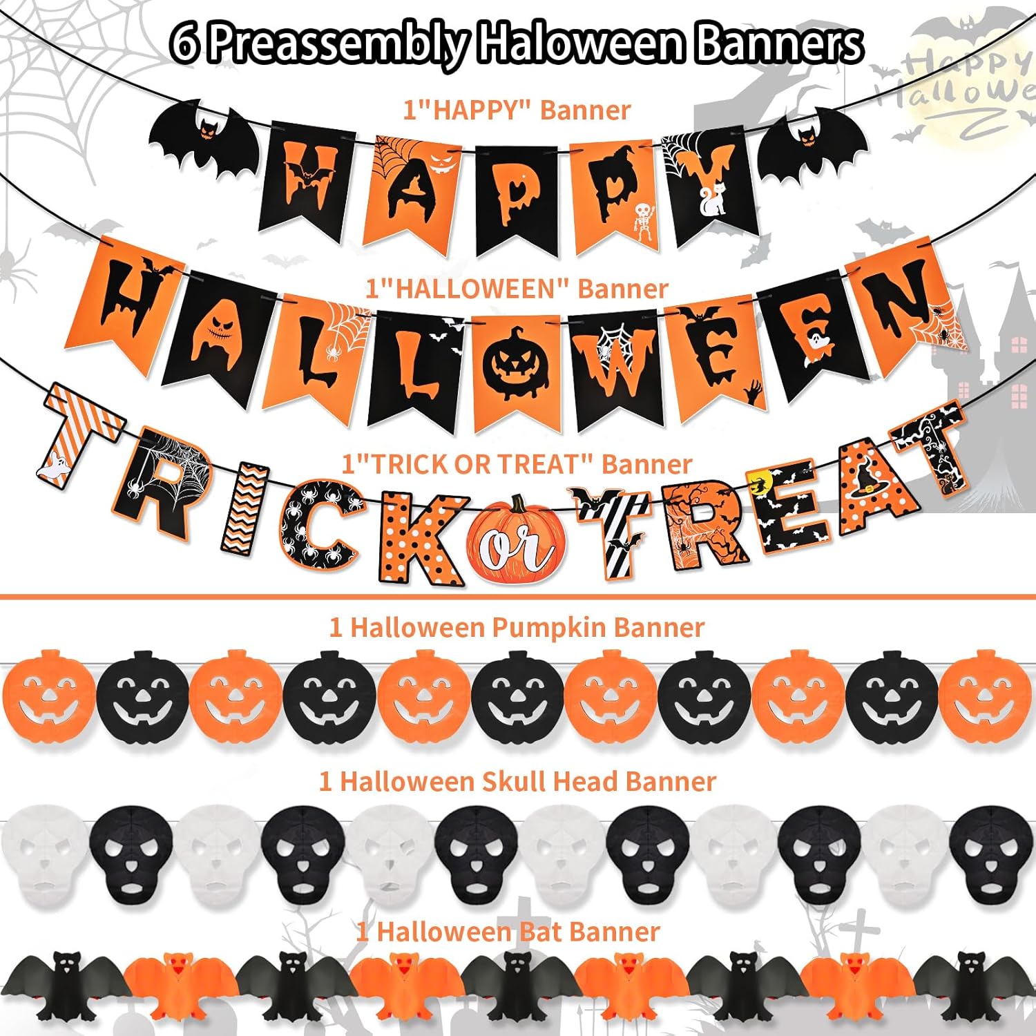 1769636074 426 AhfuLife Halloween Party Decorations Set Reusable Review Reusable Halloween Decorations