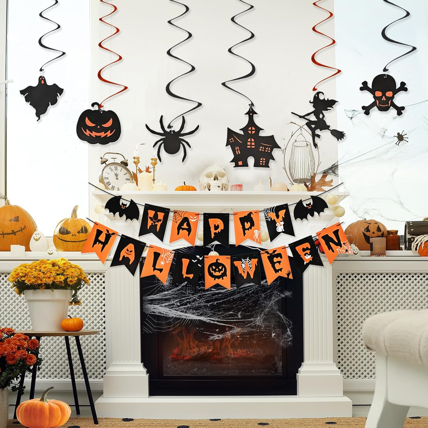1769636075 430 AhfuLife Halloween Party Decorations Set Reusable Review Reusable Halloween Decorations