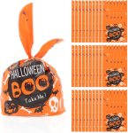 Semato Halloween Treat Bags, 50 Pcs Halloween Goodie