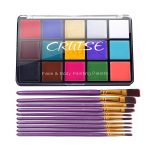 UCANBE Face Body Paint Set, 15 Colors Painting Palette