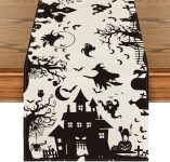 Artoid Mode Black White Spooky Haunted House Tree Ghost