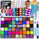 54 Color Face Painting Kit for Kids, Non-Toxic Face