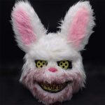 BESSEEK Halloween Scary Mask Bear Rabbit Bunny Mask,