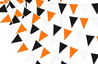 32Ft Orange Black White Graduation Party Decorations