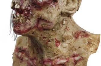 MOLEZU Scary Zombie Head Mask Vampire Mask for Adult