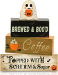 4 Pcs Halloween Table Decorations, Cute Halloween