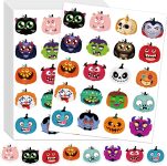 480 Pcs Halloween Stickers, Horrible Halloween
