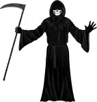 Grim Reaper Costume Set for Mens & Adults, Halloween