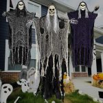 Halloween Decorations Outdoor and Indoor,3PCS Scary