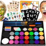 Face Painting Kit for Kids, 24 Colors Water Based