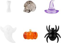 30 Pcs Halloween Vase Filler, Mini Acrylic Pumpkin