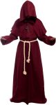 GOLDSTITCH Friar Medieval Hooded Monk Renaissance