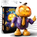 Halloween Themed Toys, Pumpkin Dancing Robot – Plays