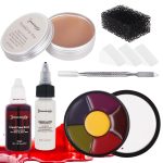 Halloween SFX Makeup Kit,6 Colors Bruise Wheel+30ml