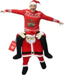 Morph Santa Piggyback Costume, Santa Claus Costume for