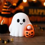 Halloween Ghost Figurine Cartoon Cute Spooky Carrying