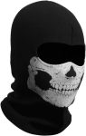 Black Balaclava Ghosts Skull Full Face Mask for Cosplay