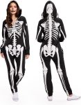 Tipsy Elves Halloween Skeleton Costume for Women -