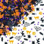 Halloween Party Table Scatter - Pumpkin Spider Webs