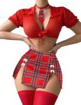 Avidlove Lingerie Set for Women Sexy Schoolgirl Outfits