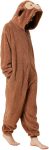 Kgromfy Unisex Bear Costume Adult Onesie Pajamas