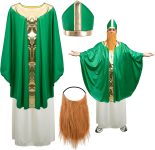 4 Pcs St. Patrick's Day Wiseman Costume, Catholic Saint