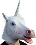 Creepy Party Unicorn Mask - Animal Halloween Costume