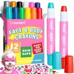 Face Painting Kit for Kids- 12 Vibrant Colors Face