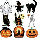 Large Size Vintage Halloween Decorations Double-Sided