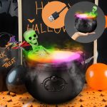 Halloween Decorations Indoor - Witch Cauldron with LED