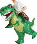 COMIN Inflatable Dinosaur Costume Adult Riding T Rex