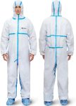 Medtecs Hazmat Suits - 6 Sizes Options - Disposable