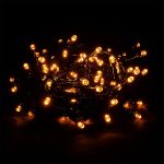 Orange Halloween String Lights - 100 LED Orange String