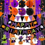 Halloween theme Birthday Party Decorations,Happy