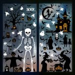 150 Pcs Halloween Window Clings Halloween Decor Indoor